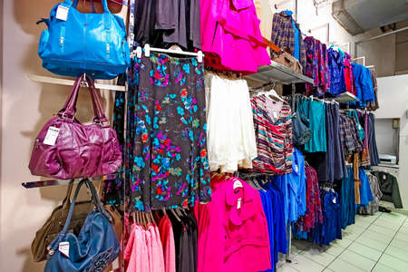 Johannesburg, South Africa - July 05 2011: Interior of a Fashion Clothing Retail Storeのeditorial素材