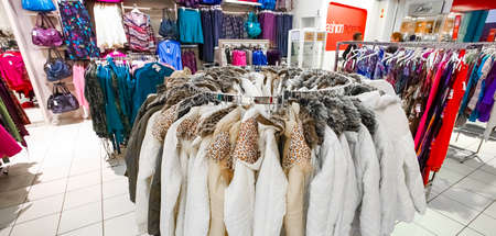 Johannesburg, South Africa - July 05 2011: Interior of a Fashion Clothing Retail Storeのeditorial素材
