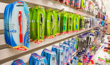 Johannesburg, South Africa - July 05 2011: Inside interior of a Stationery Storeのeditorial素材