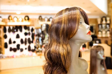 Johannesburg, South Africa - April 27 2011: Interior of an Up-Market Retail Wig Storeのeditorial素材