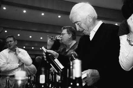 Johannesburg, South Africa - July 21, 2011: Various Caucasian people at wine tasting eventのeditorial素材