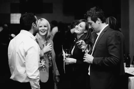 Johannesburg, South Africa - May 17, 2012: Various people at wine tasting event