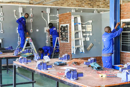 Johannesburg, South Africa - May 8 2012: Vocational Skills Training Centre in Africa