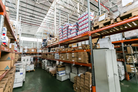 Johannesburg, South Africa - January 23, 2015: Storage Warehouse for photocopy machines and the ink...