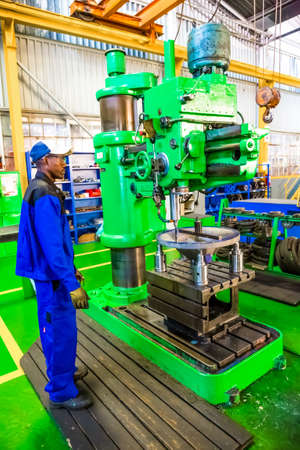 Johannesburg, South Africa - September 7 2016: Industrial Valve Manufacturing and Assembly Factory Facilityのeditorial素材