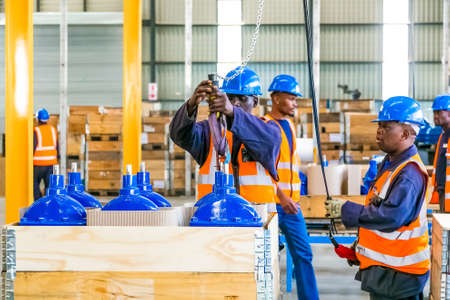 Johannesburg, South Africa - September 7 2016: Industrial Valve Manufacturing and Assembly Factory Facilityのeditorial素材