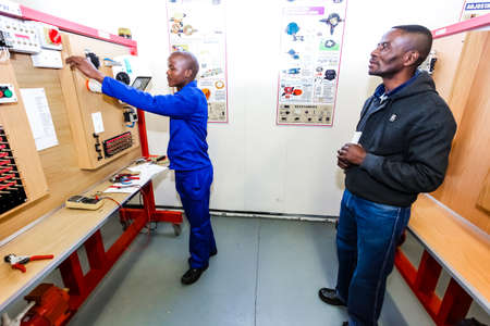 Johannesburg, South Africa - July 23 2012: Vocational Skills Training Centre in Africa