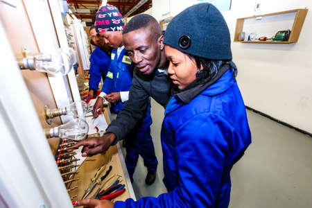 Johannesburg, South Africa - July 23 2012: Vocational Skills Training Centre in Africa