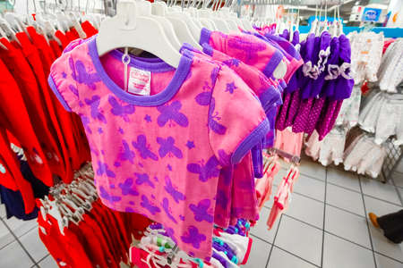 Johannesburg, South Africa - July 05 2011: Interior of a Fashion Clothing Retail Storeのeditorial素材