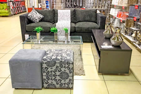 Johannesburg, South Africa - July 05 2011: Inside Interior of a Home Furnishing Storeのeditorial素材