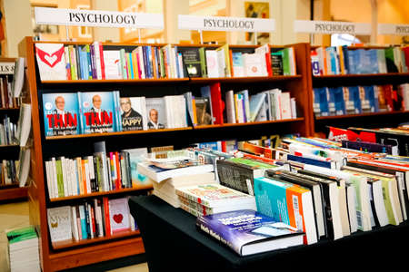 Johannesburg, South Africa - April 27 2011: Interior of an Up-Market Retail Book Store