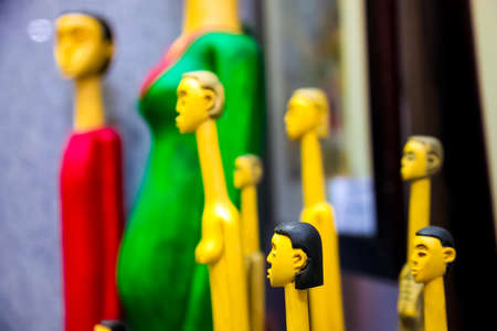 Johannesburg, South Africa - April 27 2011: African Curios in an Up-Market Retail shop in Sandton, South Africaのeditorial素材