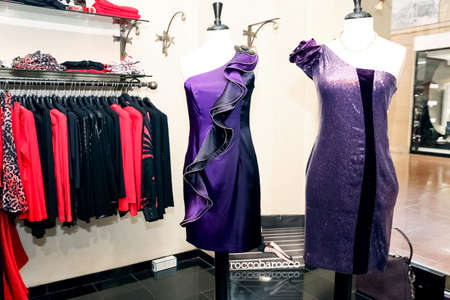 Johannesburg, South Africa - April 27 2011: Interior of an Up-Market Woman's Fashion Clothing Retail Storeのeditorial素材