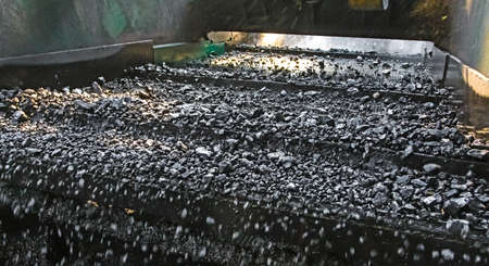 Witbank, South Africa - July 25 2011: Coal Mining and processing Plant Equipmentのeditorial素材