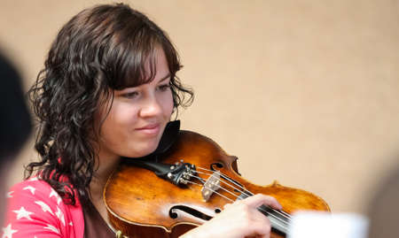 Johannesburg, South Africa - August 28 2010: Diverse youth at music school orchestraのeditorial素材