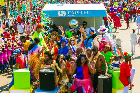 Pretoria, South Africa - September 24 2016: Floats and fancy dress costumes at the Gauteng Carnival in Pretoriaのeditorial素材
