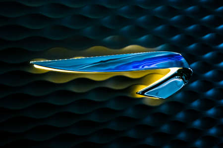 Johannesburg, South Africa - February 06, 2014: Plastic British Airways Ribbon Speed Marque logo...
