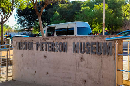 Johannesburg, South Africa, September 11, 2011, Outside Hector Pieterson Memorial Museum in Soweto Johannesburgのeditorial素材