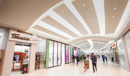 Johannesburg, South Africa - July 05 2011: Inside Interior of Alberton City Mall in Johannesburg