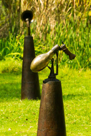 Johannesburg, South Africa - May 09 2015: Outdoor Art Sculpture Exhibition at Nirox Parkのeditorial素材