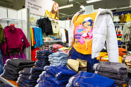 Johannesburg, South Africa - July 05 2011: Interior of a Fashion Clothing Retail Storeのeditorial素材