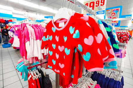 Johannesburg, South Africa - July 05 2011: Interior of a Fashion Clothing Retail Store