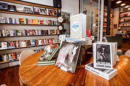 Johannesburg, South Africa - December 13, 2012: Inside Interior of a small independent Retail Book Storeのeditorial素材