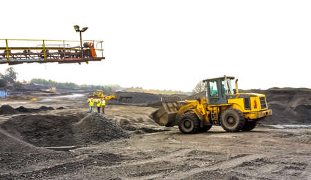 Witbank, South Africa - July 25 2011: Coal Mining and processing Plant Equipment