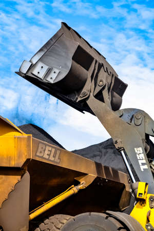 Johannesburg, South Africa - April 20 2012: Manganese Mining and Equipmentのeditorial素材
