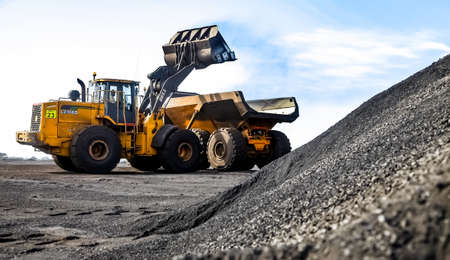Johannesburg, South Africa - April 20 2012: Manganese Mining and Equipment