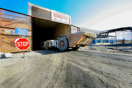 Johannesburg, South Africa - August 11 2008: Platinum Palladium Mining and Machinery