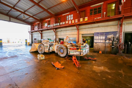 Johannesburg, South Africa - August 11 2008: Platinum Palladium Mining and Machineryのeditorial素材