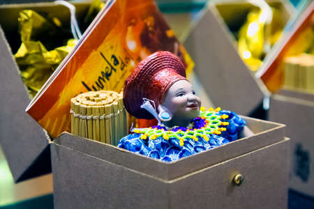 Johannesburg, South Africa - April 27 2011: African Curios in an Up-Market Retail shop in Sandton, South Africaのeditorial素材