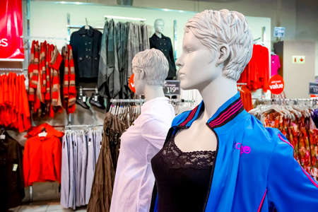 Johannesburg, South Africa - July 05 2011: Interior of a Fashion Clothing Retail Storeのeditorial素材