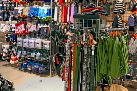 Johannesburg, South Africa - July 05 2011: Interior of a Fashion Clothing Retail Storeのeditorial素材