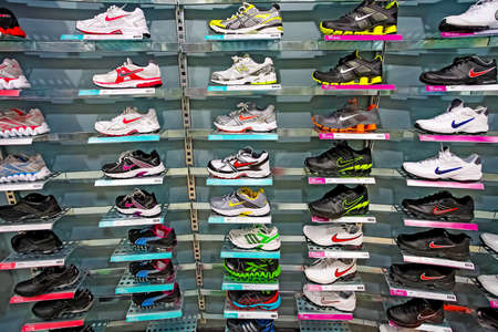 Johannesburg, South Africa - July 05 2011: Interior of a Fashion Shoe Retail Store
