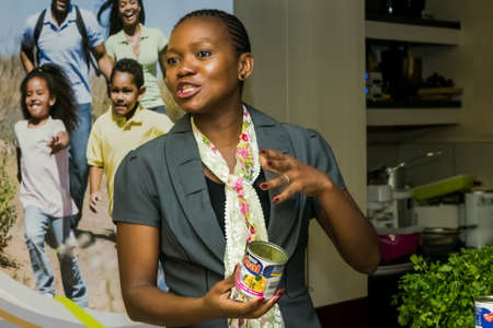 Johannesburg, South Africa - March 16 2013: Nestle Low Salt Cooking Classのeditorial素材