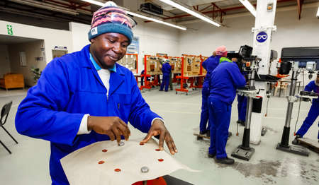 Johannesburg, South Africa - July 23 2012: Vocational Skills Training Centre in Africaのeditorial素材