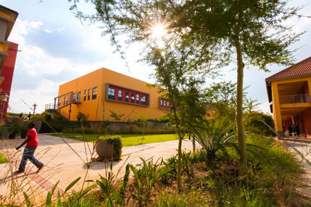 Johannesburg, South Africa - April 17 2012: Exterior Buildings at College Campusのeditorial素材
