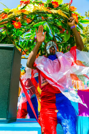 Pretoria, South Africa - September 24 2016: Floats and fancy dress costumes at the Gauteng Carnival...