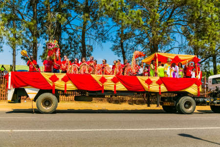 Pretoria, South Africa - September 24 2016: Floats and fancy dress costumes at the Gauteng Carnival in Pretoriaのeditorial素材