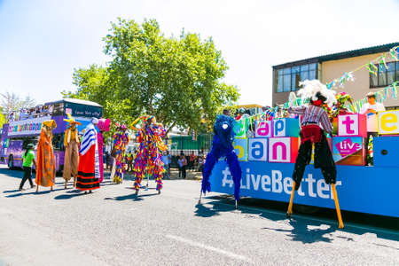 Pretoria, South Africa - September 24 2016: Floats and fancy dress costumes at the Gauteng Carnival...