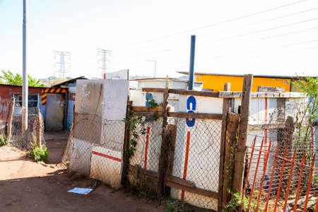 Johannesburg, South Africa, September 11, 2011, View of low-income houses in suburban Soweto...