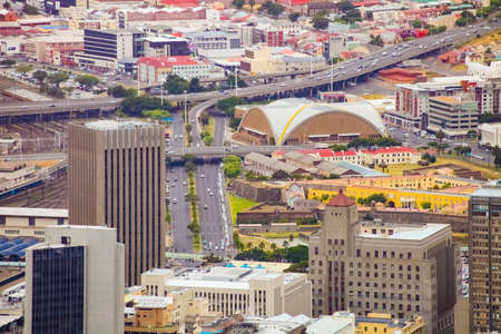 Cape Town, South Africa, December 07, 2011, Elevated view of Cape Town Cityのeditorial素材