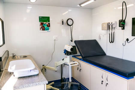 Johannesburg, South Africa - May 14 2015: Mobile Clinic for Mother and Child and Dental Servicesのeditorial素材