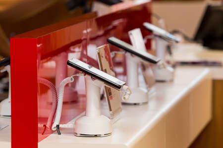 Johannesburg, South Africa - October 03 2013: Inside Interior of a Virgin Mobile  Storeのeditorial素材