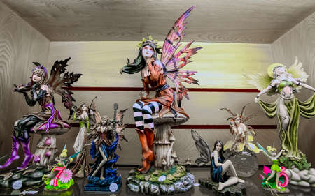 Johannesburg, South Africa - July 05 2011: Inside Interior of a Curio Shopのeditorial素材