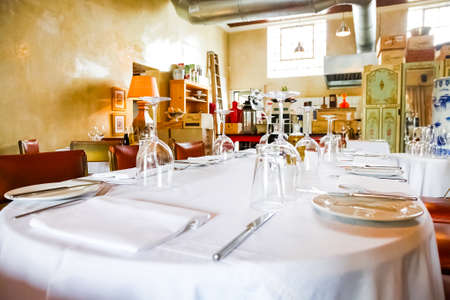 Johannesburg, South Africa - February 21 2011: Interior of Retro Bistro Restaurant in up-market area of Sandtonのeditorial素材