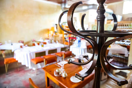 Johannesburg, South Africa - February 21 2011: Interior of Retro Bistro Restaurant in up-market area of Sandtonのeditorial素材