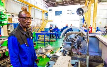 Johannesburg, South Africa - September 7 2016: Industrial Valve Manufacturing and Assembly Factory...